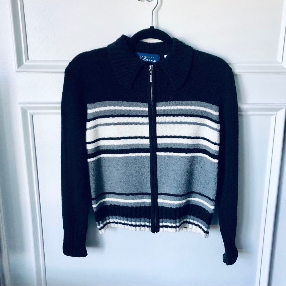 Pretty Striped Casual Sweater